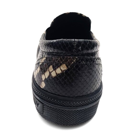 Bally Leory-P Snakeskin-Effect Designer Slip-On Shoes for Men US 10.5 (0537) main image 6
